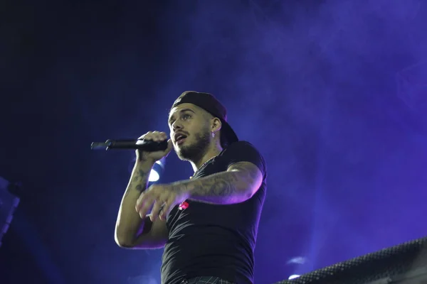 Εμφάνιση Του Τραγουδιστή Felipe Curitiba Country Festival Μαΐου 2022 Pinhais — Φωτογραφία Αρχείου