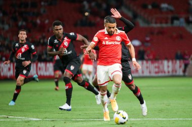 Brezilya Futbol Şampiyonası: Uluslararası Atletico-GO 'ya karşı. 30 Mayıs 2022, Porto Alegre, Rio Grande do Sul, Brezilya: Brezilya Futbol Şampiyonası 'nın 8. turu için geçerli olan iç saha ve Atletico Goianiense arasındaki futbol maçı