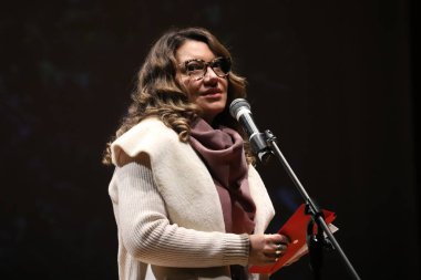 Tuca Tiyatrosu 'nda, eski Başkan Lula' nın hapisteyken aldığı mektuplarla dolu bir kitap piyasaya sürüldü. 31 Mayıs 2022, Sao Paulo, Brezilya: Birçok sanatçının katılımıyla, eski başkan Luiz Inacio Lula da Silva 