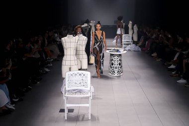 SPFW 'nin 53. baskısı - Stilist Martha Medeiros - Bahar Yaz Koleksiyonu 22 / 23. 1 Haziran 2022, Sao Paulo, Brezilya: Stylist Martha Medeiros 'un 53. SPFW sürümü sırasında yaptığı moda gösterisi 