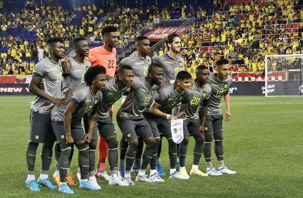 Ekwador Kontra Nigeria Meczu Piłki Nożnej Red Bull Arena Czerwca — Zdjęcie stockowe