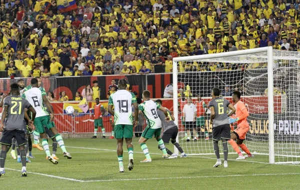 Equador Nigéria Futebol Amigável Red Bull Arena Junho 2022 New — Fotografia de Stock