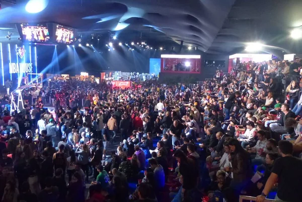 Nba House Opens Sao Paulo Public Watching American Basketball Finals — Stock Photo, Image