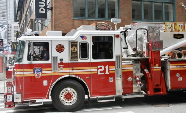 New Falsa Alarma Para Bomberos Manhattan Junio 2022 Nueva York —  Fotos de Stock