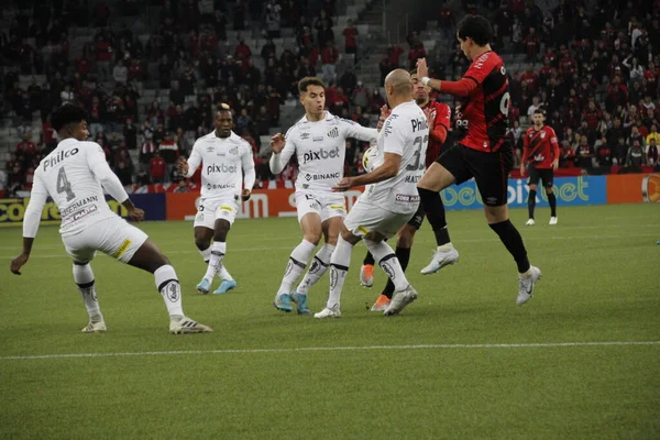 Campeonato Brasileiro Futebol Athletico Paranaense Santos Junho 2022 Curitiba Paraná — Fotografia de Stock