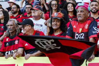 Brezilya Futbol Şampiyonası: Flamengo Fortaleza 'ya karşı. 5 Haziran 2022, Rio de Janeiro, Brezilya: Pazar günü Rio de Janeiro 'daki Maracana Stadyumu' nda düzenlenen Brezilya Futbol Şampiyonası 'nın dokuzuncu turu için geçerli olan Flamego ile Fortaleza arasındaki futbol maçı 