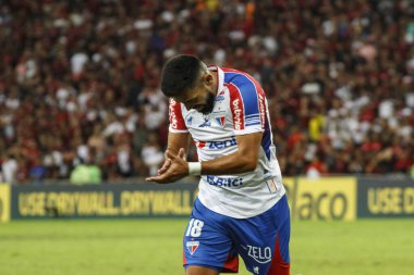 Brezilya Futbol Şampiyonası: Flamengo Fortaleza 'ya karşı. 5 Haziran 2022, Rio de Janeiro, Brezilya: Pazar günü Rio de Janeiro 'daki Maracana Stadyumu' nda düzenlenen Brezilya Futbol Şampiyonası 'nın dokuzuncu turu için geçerli olan Flamego ile Fortaleza arasındaki futbol maçı 