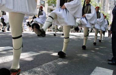 New York 'ta Yunan Bağımsızlık Günü Geçidi. 5 Haziran 2022, New York, ABD: COVID-19 salgını nedeniyle iki yıl aradan sonra, Yunan Bağımsızlık Günü Geçidi Pazar günü tekrar Beşinci Cadde 'ye döner (05)). 