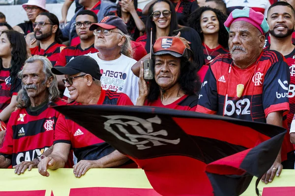 Brazilské Fotbalové Mistrovství Flamengo Fortaleza Června 2022 Rio Janeiro Brazílie — Stock fotografie