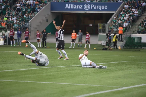 Campeonato Brasileño Fútbol Palmeiras Atlético Junio 2022 Sao Paulo Brasil —  Fotos de Stock