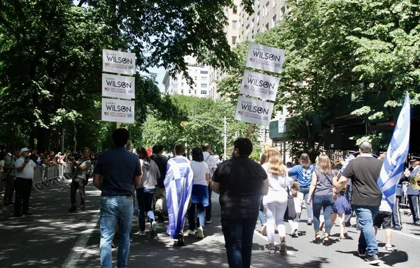 Griekse Onafhankelijkheidsdag Parade New York Juni 2022 New York Usa — Stockfoto