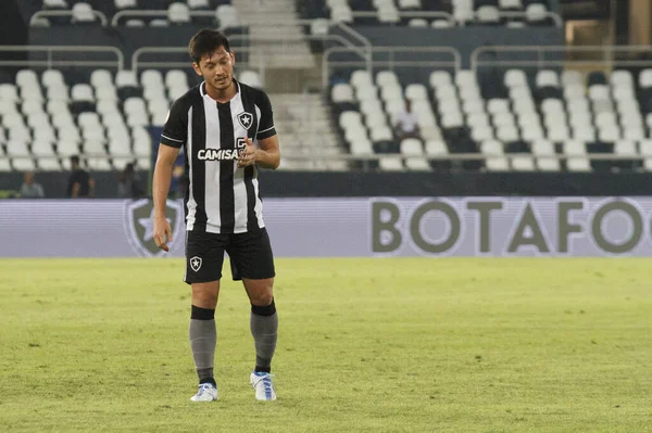 ブラジルサッカー選手権 Botafogo Goias 6月6 2022 ジャネイロ ブラジル ボタフォゴとゴイアスの間のサッカー試合 ブラジルサッカー選手権の第9ラウンドのために有効 エンジェナオスタジアムで開催されました — ストック写真