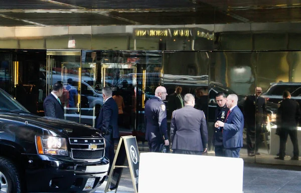 Donald Trump Surpris Visite Trump Tower New York Juin 2022 — Photo
