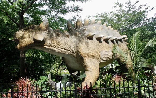 Central Park Zoo Inchis Pentru Gala Privata Statui Animale Salbatice — Fotografie, imagine de stoc