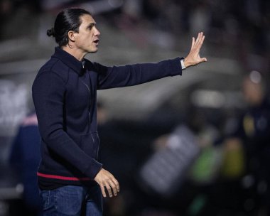 Brezilya Futbol Şampiyonası: Red Bull Bragantino Flamengo 'ya karşı. 8 Haziran 2022, Braganca Paulista, Sao Paulo, Brezilya: Brezilya Futbol Şampiyonası 'nın 10. turu için geçerli olan Red Bull Bragantino ve Flamengo arasındaki futbol maçı
