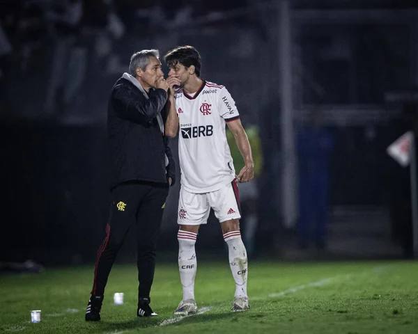 Brasilianische Fußballmeisterschaft Red Bull Bragantino Gegen Flamengo Juni 2022 Braganca — Stockfoto