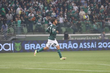 Brezilya Futbol Şampiyonası: Palmeiras Botafogo 'ya karşı. 9 Haziran 2022, Sao Paulo, Brezilya: Palmeiras ile Botafogo arasındaki futbol maçı, Brezilya Futbol Şampiyonası 'nın 10. turu için geçerlidir.