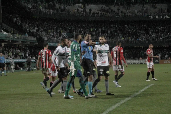 Brasilianische Fußballmeisterschaft Coritiba Gegen Sao Paulo Juni 2022 Curitiba Parana — Stockfoto