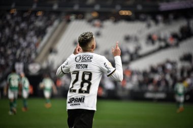 Brezilya Futbol Şampiyonası: Korintliler Gençliğe Karşı. 11 Haziran 2022, Sao Paulo, Brezilya: Corinthians ve Juventude arasındaki futbol maçı, 2022 Brezilya Futbol Şampiyonası 'nın 11. turu için geçerli.