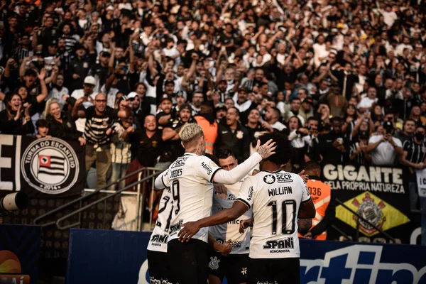 Brezilya Futbol Şampiyonası: Korintliler Gençliğe Karşı. 11 Haziran 2022, Sao Paulo, Brezilya: Corinthians ve Juventude arasındaki futbol maçı, 2022 Brezilya Futbol Şampiyonası 'nın 11. turu için geçerli.