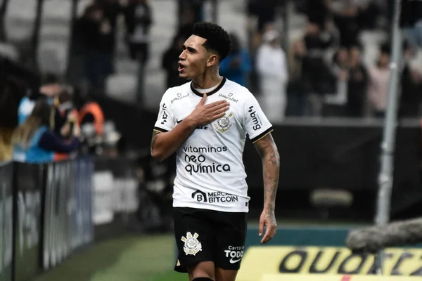 Brasilianische Fußballmeisterschaft Corinthians Gegen Juventus Juni 2022 Sao Paulo Brasilien — Stockfoto