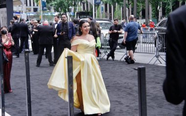 New York 'taki 75. Tony Ödülleri 2022. 12 Haziran 2022, New York, ABD: 75. Tony Ödülleri, 6. Cadde 'deki Radio City Music Hall' da gerçekleşiyor. Kutlama 7: 00 'de başlayacak 8: 00' de. 