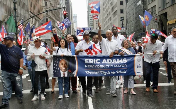 New 65Th National Puerto Rican Day Parade June 2022 New — Stock Photo, Image