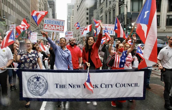 New 65Th National Puerto Rican Day Parade June 2022 New — Stock Photo, Image