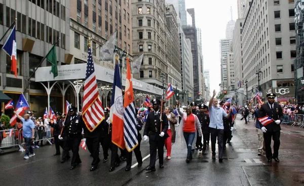 Nuovo 65Esima Parata Nazionale Portoricana Giugno 2022 New York Usa — Foto Stock