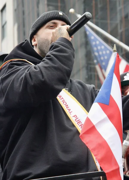 New Nicky Jam 65Th National Puerto Rican Day Parade June — Stock Photo, Image