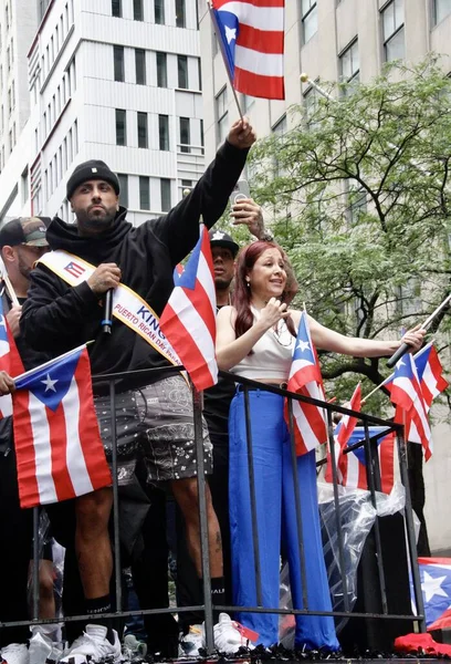 Nuevo Nicky Jam 65º Desfile Nacional Puertorriqueño Junio 2022 Nueva — Foto de Stock