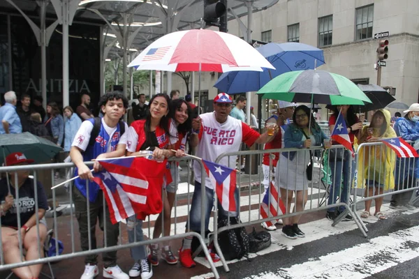 Nouveau 65E Défilé National Journée Portoricaine Juin 2022 New York — Photo