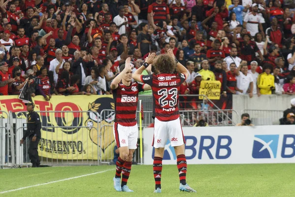 Brezilya Futbol Şampiyonası Flamengo Cuiaba Karşı Haziran 2022 Rio Janeiro — Stok fotoğraf