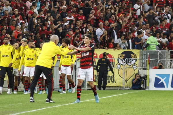 Brasilianische Fußballmeisterschaft Flamengo Gegen Cuiaba Juni 2022 Rio Janeiro Brasilien — Stockfoto