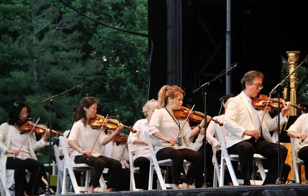 New York Philharmonic Concerts Parks Central Park Juni 2022 New — Stockfoto