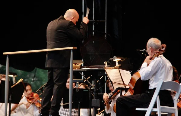 New York Philharmonic Concerts Parks Central Park Inglês Junho 2022 — Fotografia de Stock
