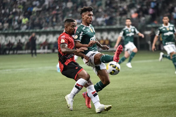 Brasiliansk Fotboll Mästerskap Palmeiras Atletico Juni 2022 Sao Paulo Brasilien — Stockfoto