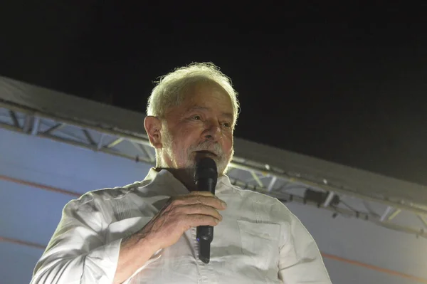 Presidente Lula Candidato Alla Presidenza Del Brasile Suo Vice Presidente — Foto Stock