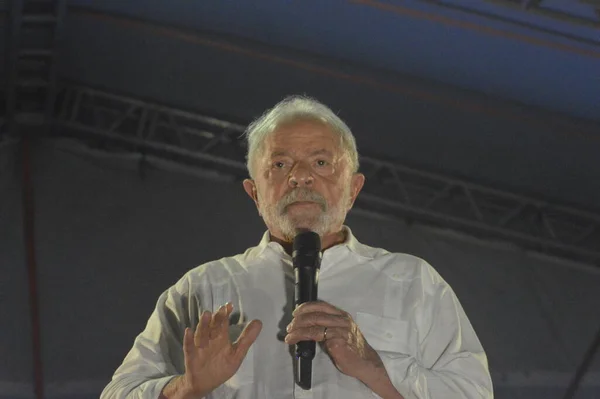 Ancien Président Lula Candidat Présidence Brésil Son Vice Président Geraldo — Photo