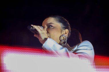 Sao Paulo 'daki Amerikan Köylü Partisi' nin 34. baskısı. 18 Haziran 2022, Americana, Sao Paulo, Brezilya: Eventos CCA Park 'ta düzenlenen 34. Amerikan Köylü Partisi sırasında Brezilyalı ikili Maiara ve Maraisa' nın Şovu