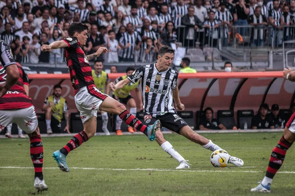 Brezilya Futbol Şampiyonası Atletico Flamengo Karşı Haziran 2022 Belo Horizonte — Stok fotoğraf