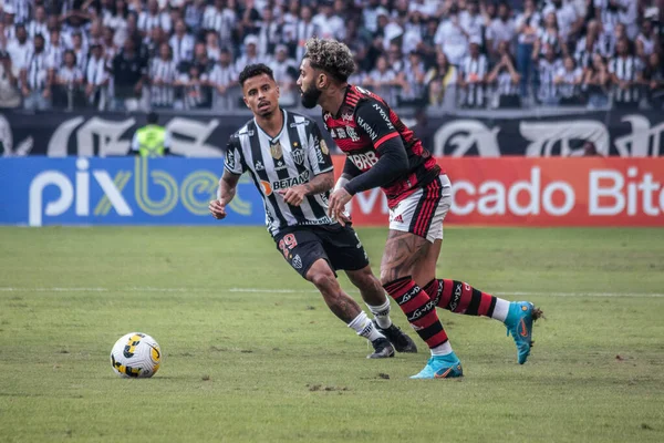 Brazil Labdarúgó Bajnokság Atletico Flamengo 2022 Június Belo Horizonte Minas — Stock Fotó