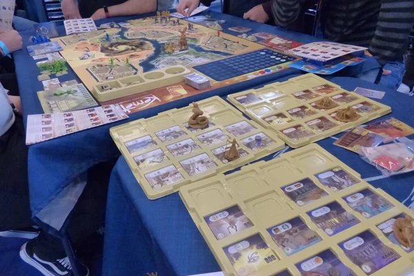 Çevrimdışı Eğlence, Sao Paulo 'daki en büyük masa oyunu etkinliği. 19 Haziran 2022, Sao Paulo, Brezilya: Ülkenin en büyük masa oyunu etkinliği Offline Fun sırasındaki hareket, oyunların ve RPG 'lerin ana yayıncılarını bir araya getiriyor.