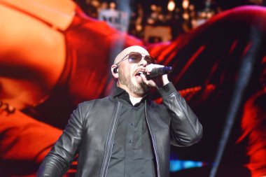 Pitbull, Northwell Health-Jones Beach Theater 'da 103.5 KTU' nun KTUphoria konserinde sahne aldı. 18 Haziran 2022, New York, ABD: 