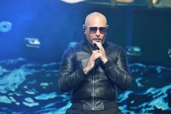 Pitbull Performs 103 Ktu Ktuphoria Concert Northwell Health Jones Beach — Stock Photo, Image