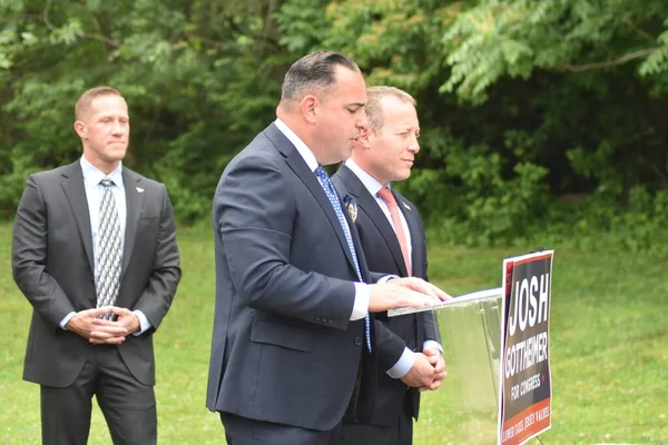 Estados Unidos Congresista Josh Gottheimer Recibe Respaldo Asociación Tropas Estatales —  Fotos de Stock