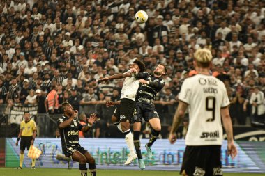 Brezilya Futbol Kupası - 16. Raunt: Korintliler Santos 'a karşı. 22 Haziran 2022, Sao Paulo, Brezilya: Sao Paulo 'daki Neo Quimica Arena Stadyumu' nda düzenlenen Brezilya Futbol Kupası 'nın 16.