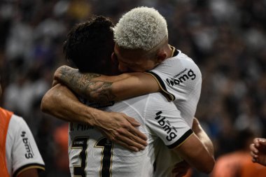 Brezilya Futbol Kupası - 16. Raunt: Korintliler Santos 'a karşı. 22 Haziran 2022, Sao Paulo, Brezilya: Sao Paulo 'daki Neo Quimica Arena Stadyumu' nda düzenlenen Brezilya Futbol Kupası 'nın 16.