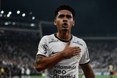 Brezilya Futbol Kupası - 16. Raunt: Korintliler Santos 'a karşı. 22 Haziran 2022, Sao Paulo, Brezilya: Sao Paulo 'daki Neo Quimica Arena Stadyumu' nda düzenlenen Brezilya Futbol Kupası 'nın 16.