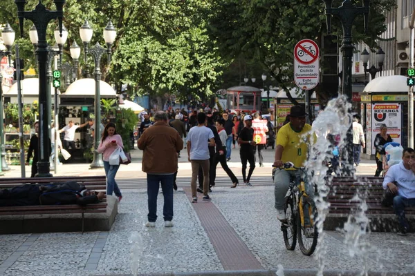 Tiempo Segundo Día Invierno Curitiba Junio 2022 Curitiba Paraná Brasil —  Fotos de Stock